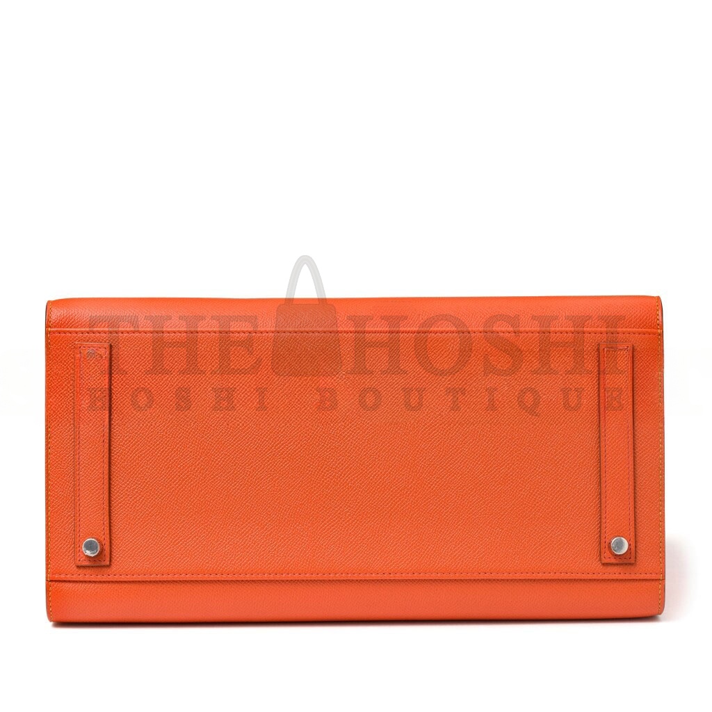 H**me5 BIRKIN 35 EPSOM LEATHER RAINBOW BAG SILVER BUCKLE H028326CK03 (35*28*18cm) Master Quality